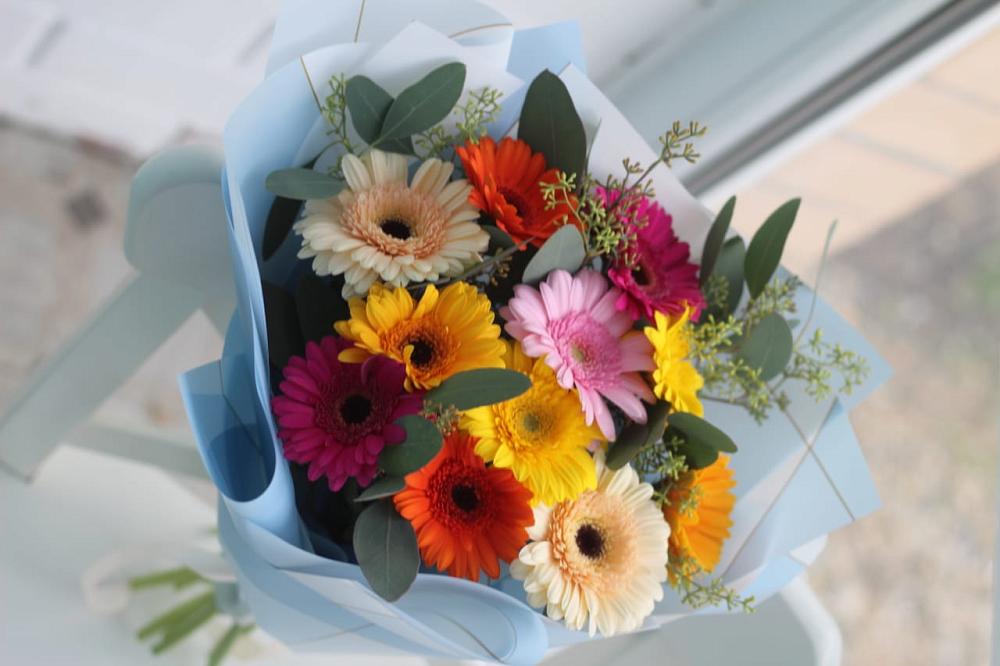 Букет цветов из: Герберы в Парфентьево