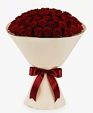 Букет 101 Бордовая роза Блэк Бакарра в Парфентьево