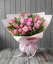 Букет Розовый кустик в Парфентьево