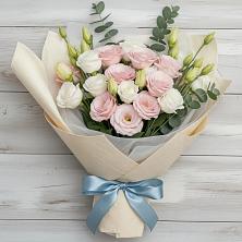 Букет цветов из:  Лизиантусы в Парфентьево