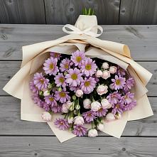 Букет цветов из:  Розы и Хризантемы в Парфентьево