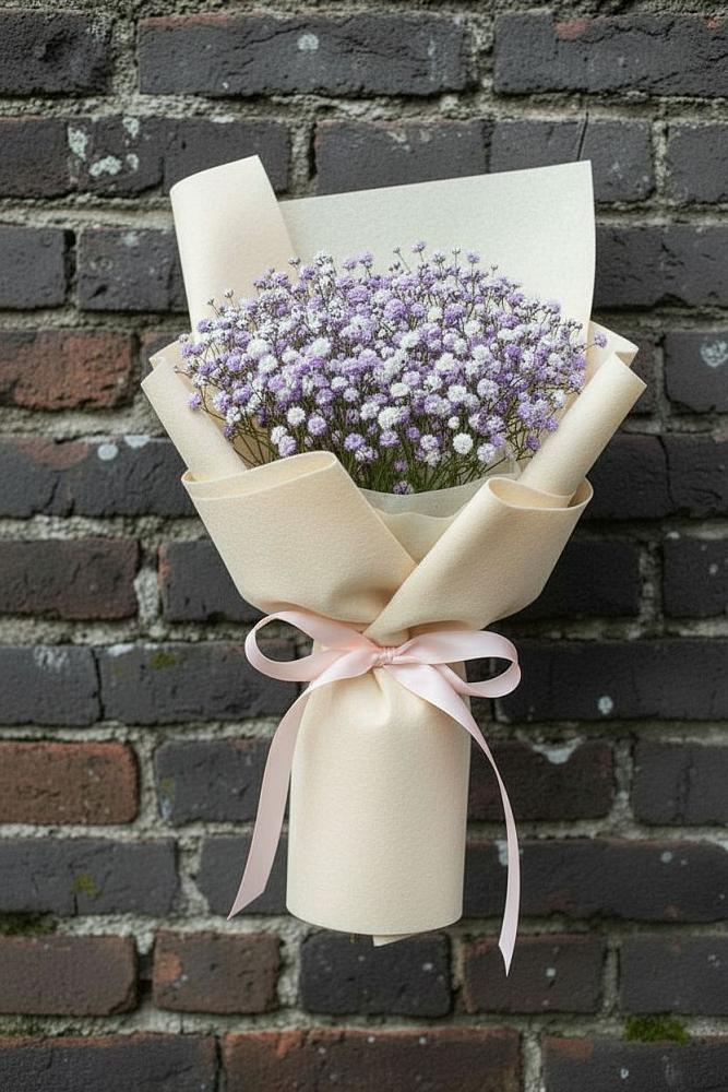 Букет цветов из: Гипсофила в Парфентьево