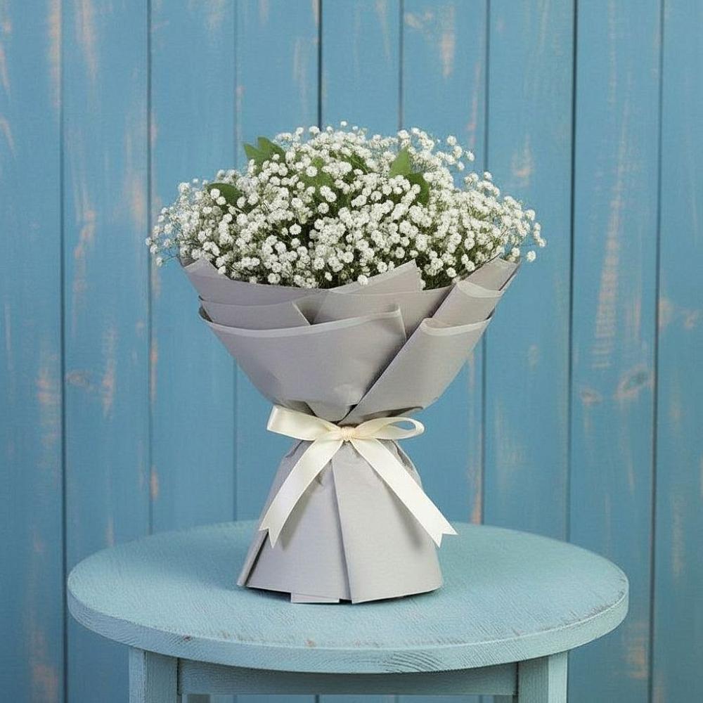 Букет цветов из: Гипсофила в Парфентьево