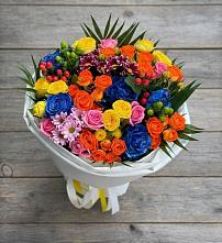Букет цветов из:  Розы и Хризантемы #REPLACE_PRED# Парфентьево
