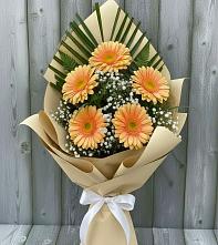 Букет цветов из:  Герберы в Парфентьево