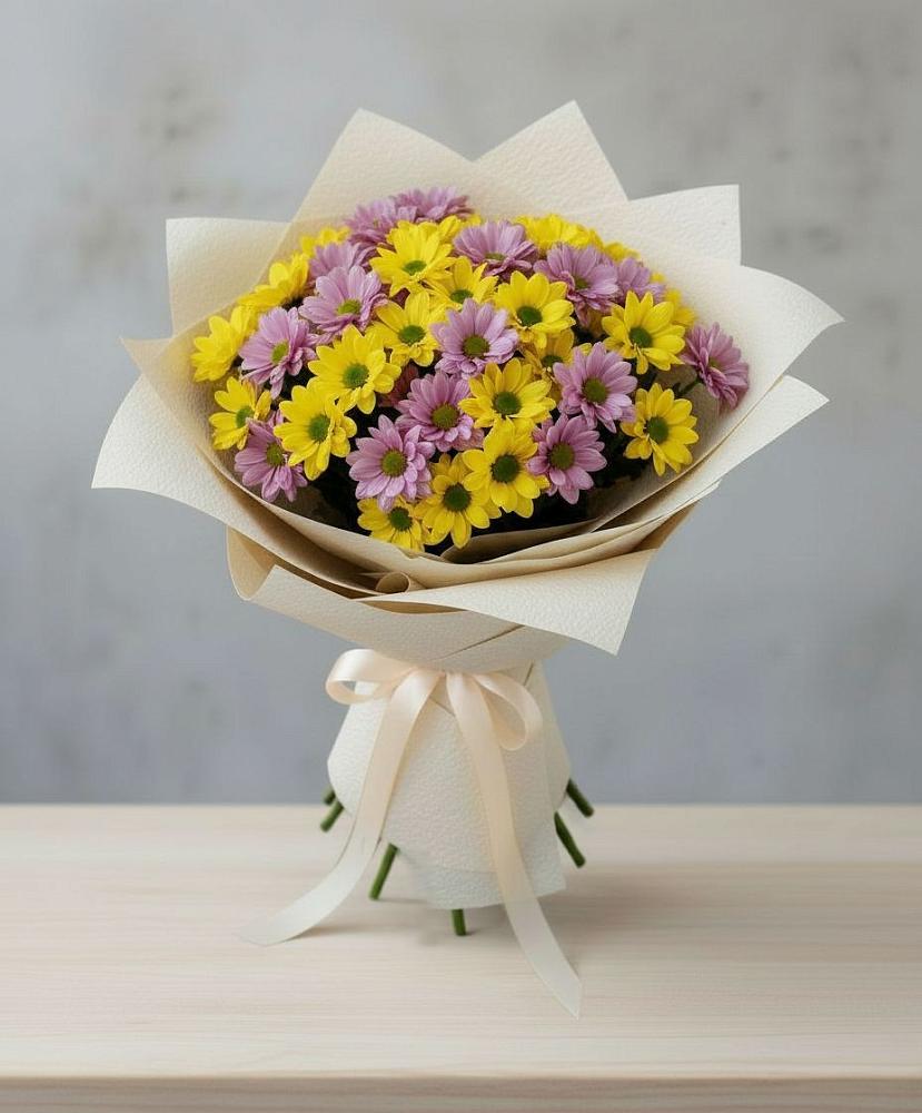 Букет цветов из: Хризантемы в Парфентьево