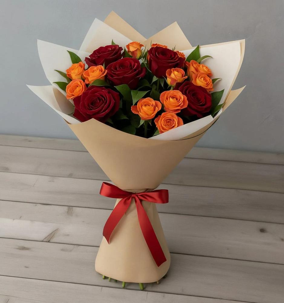 Букет Любовь и восторг в Парфентьево