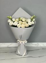 Букет цветов из:  Розы и Лизиантусы в Парфентьево